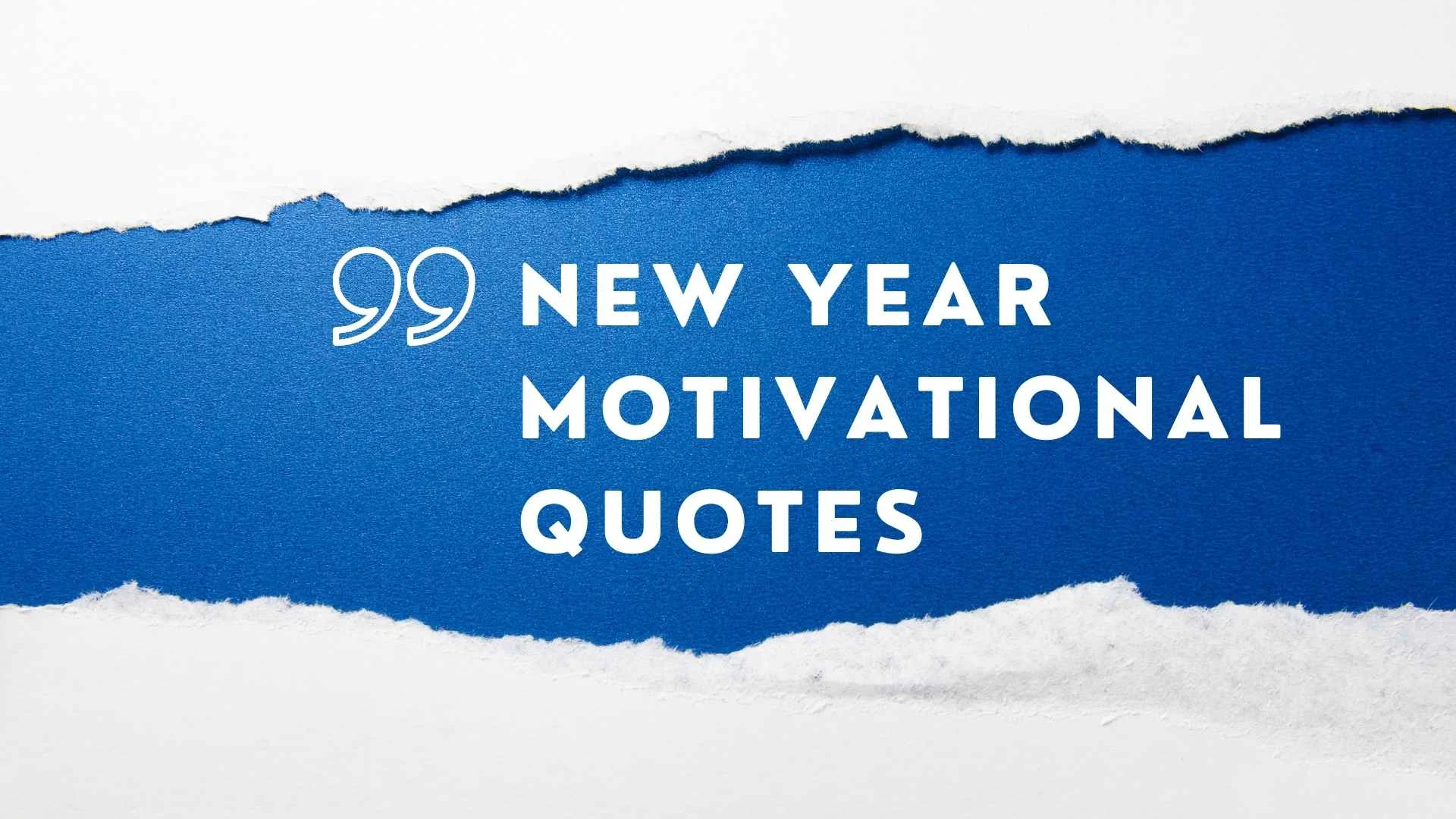 New Year Motivational Quotes
