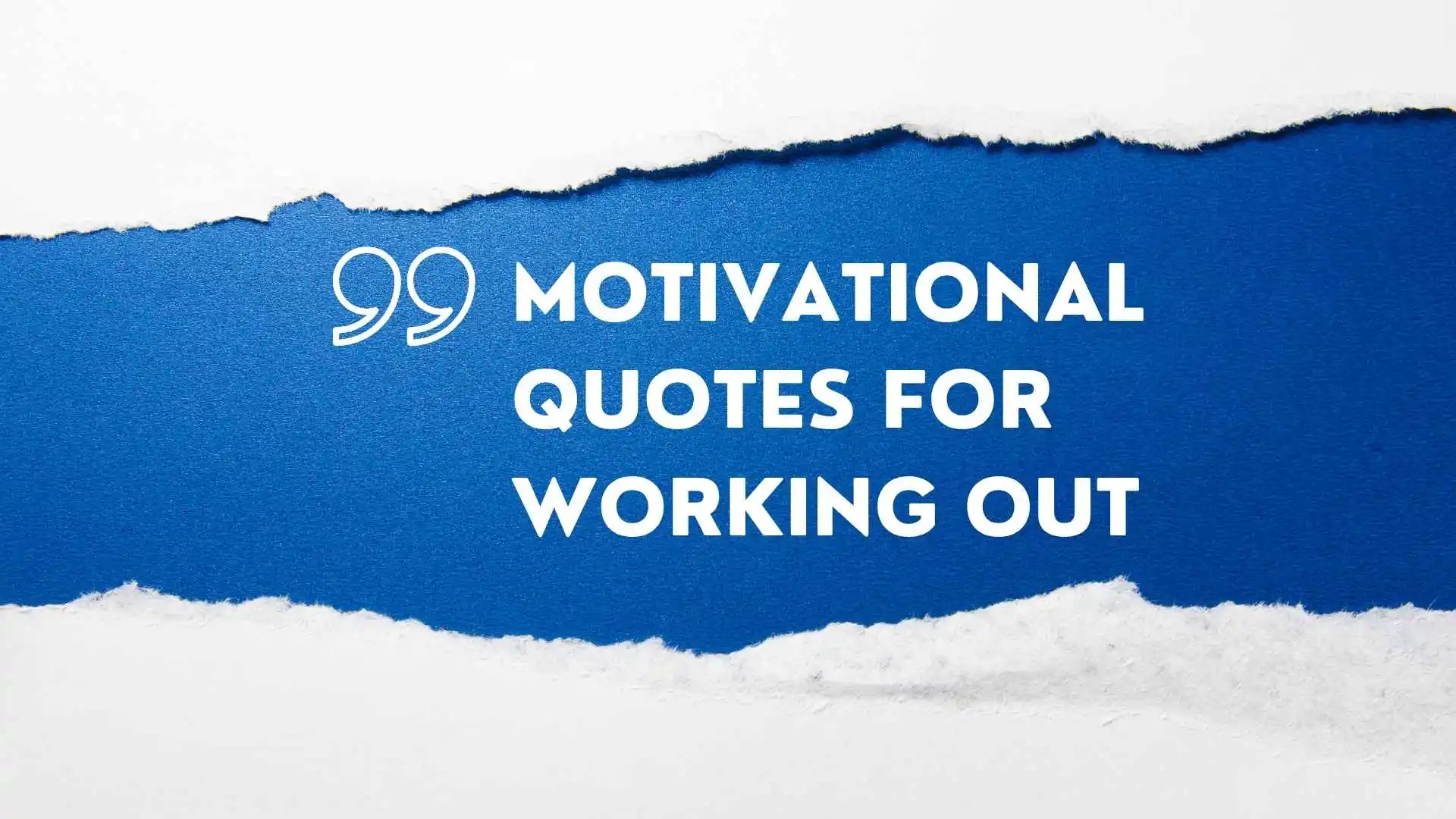 Motivational Quotes for Working Out