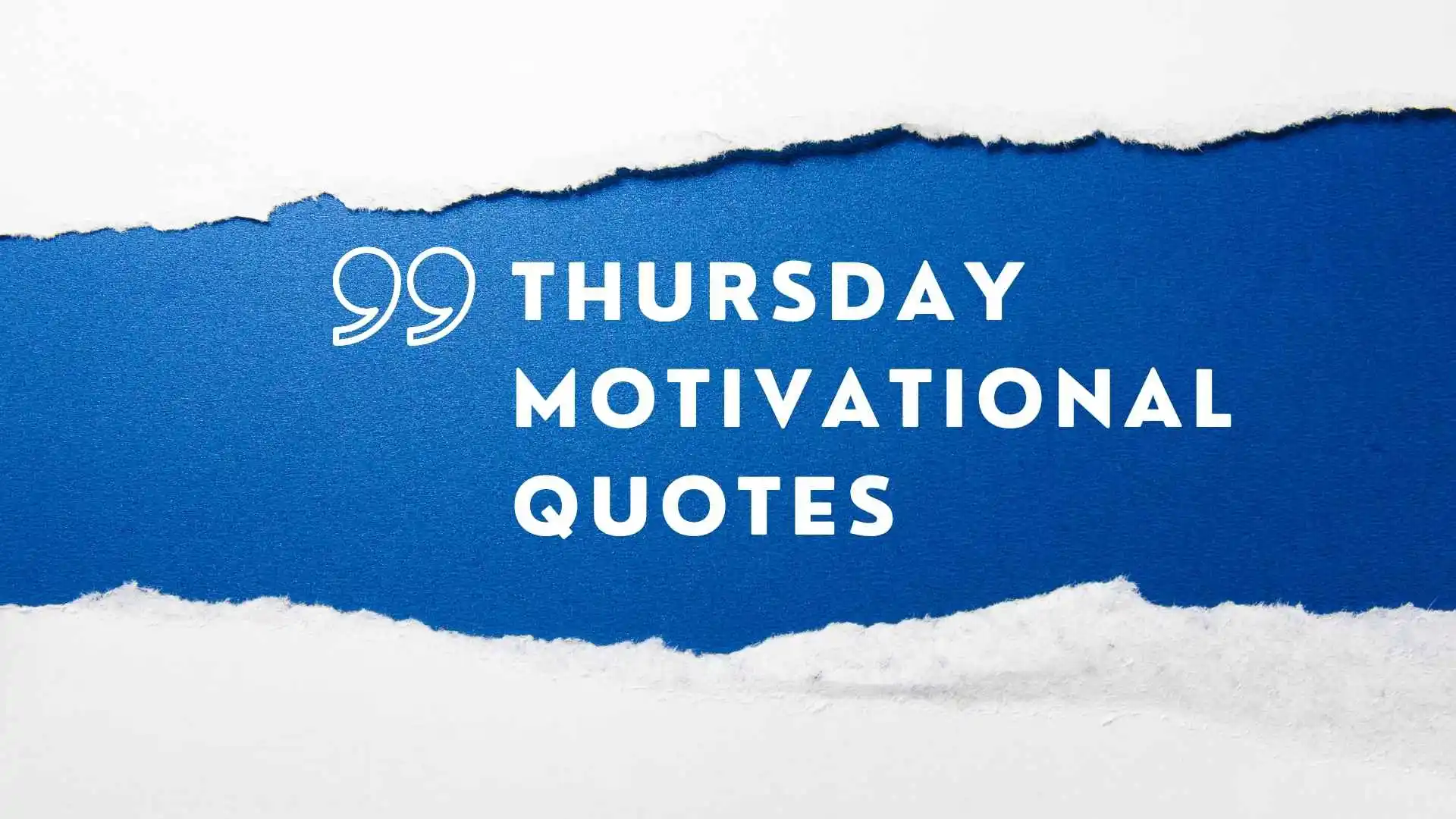 Thursday Motivational Quotes