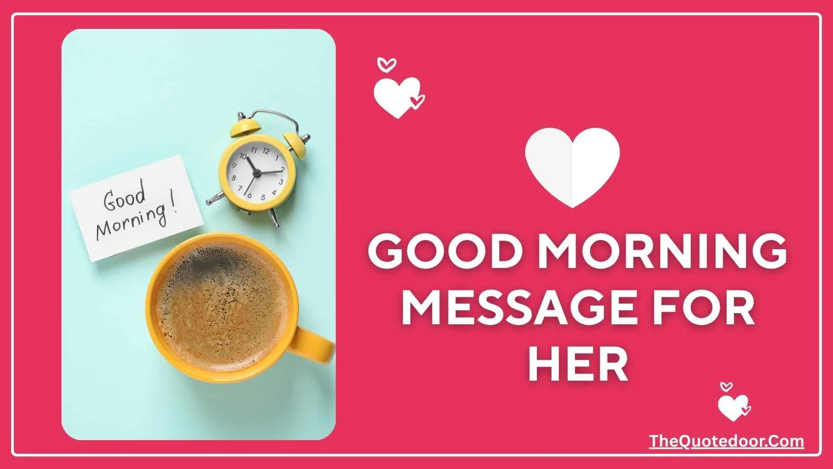 Good Morning Message for Her