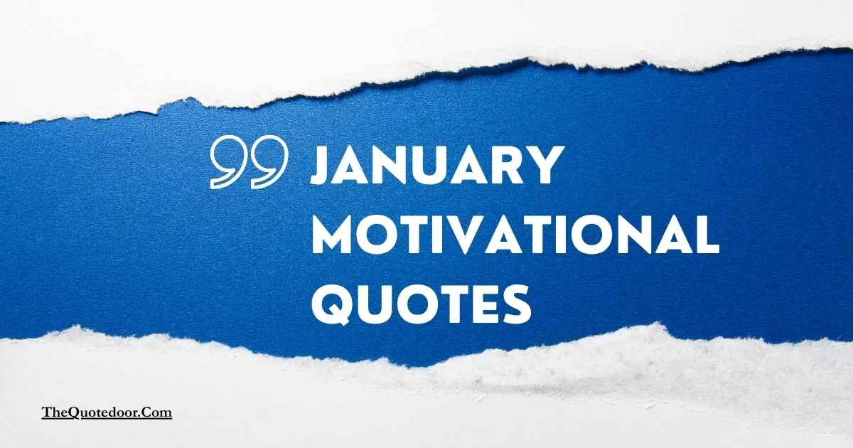 January Motivational Quotes