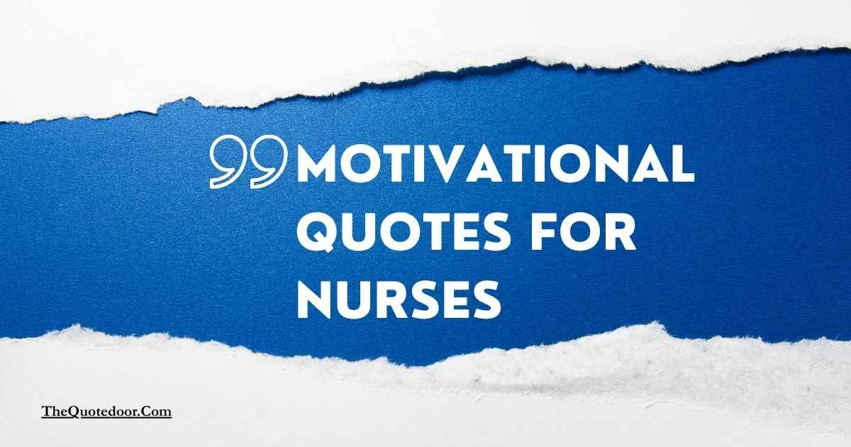 Motivational Quotes for Nurses
