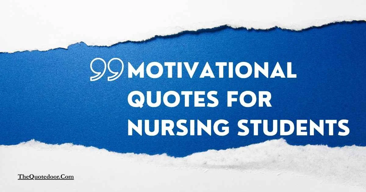 Motivational Quotes for Nursing Students