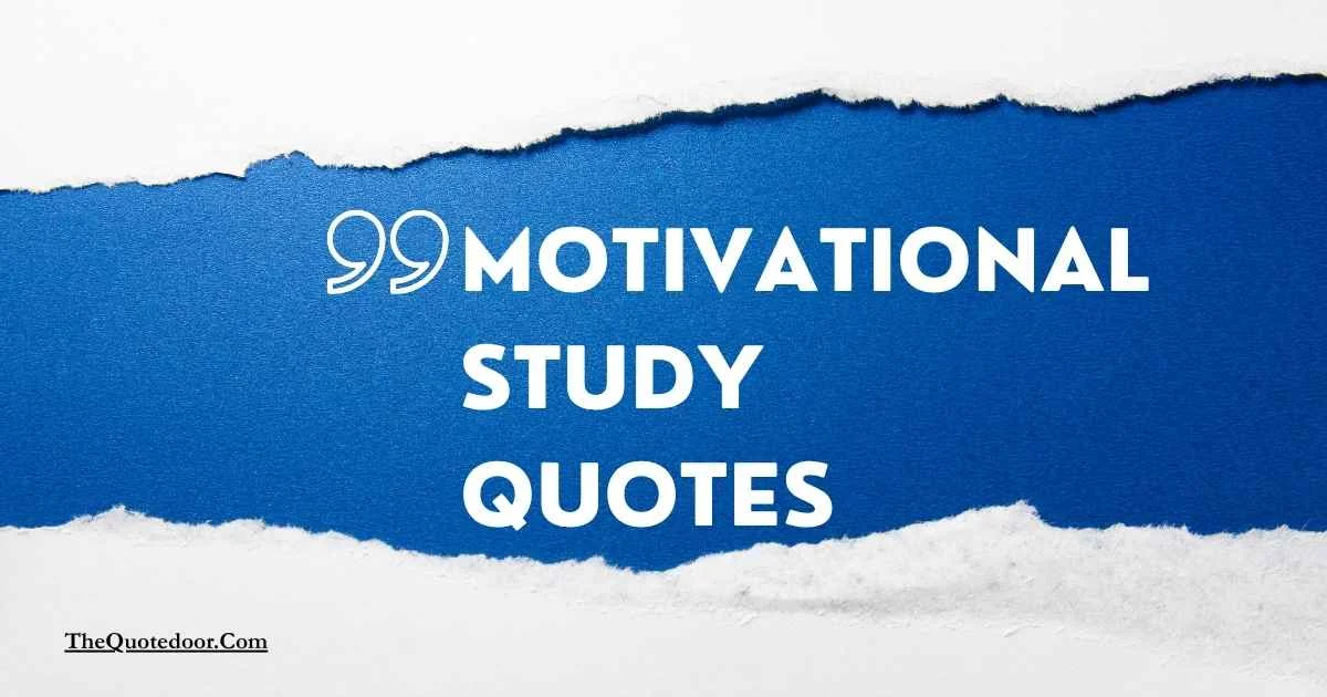 Motivational Study Quotes
